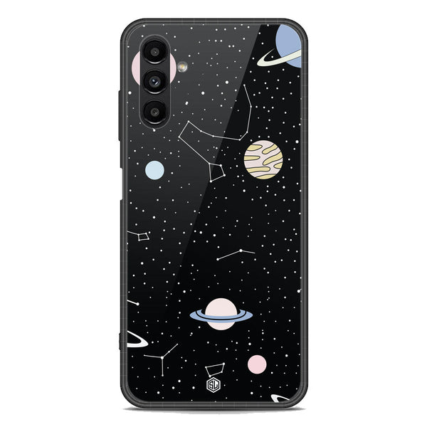 Space Series Soft Phone Case - Premium Glass Case - Design 1 - Samsung Galaxy A04s