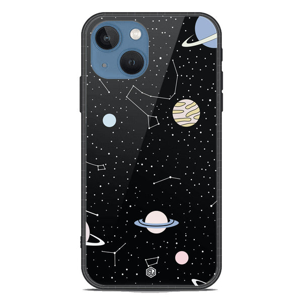 Space Series Soft Phone Case - Premium Glass Case - Design 1 - iPhone 13