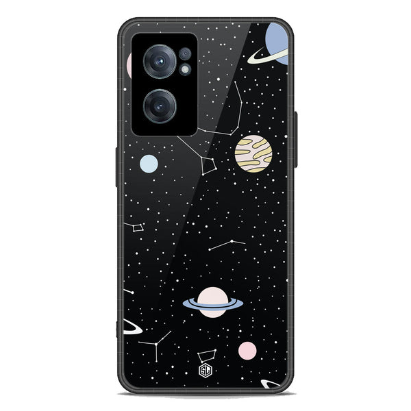 Space Series Soft Phone Case - Premium Glass Case - Design 1 - OnePlus Nord CE 2 5G