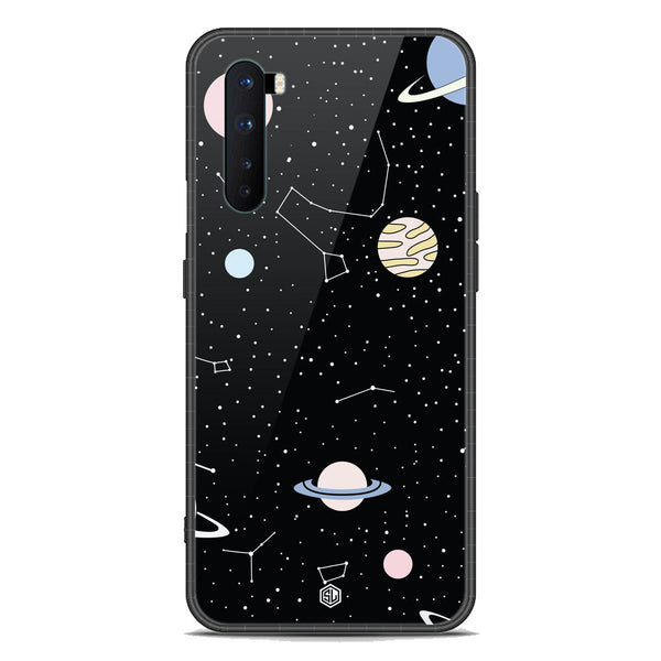 Space Series Soft Phone Case - Premium Glass Case - Design 1 - OnePlus Nord