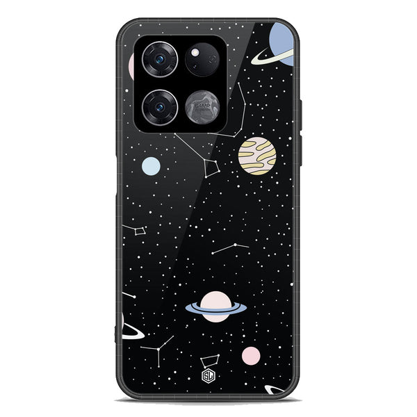 Space Series Soft Phone Case - Premium Glass Case - Design 1 - OnePlus Ace Racing