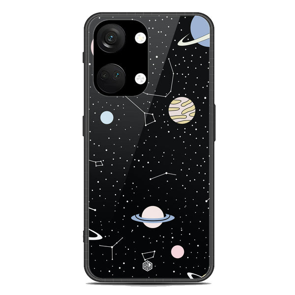 Space Series Soft Phone Case - Premium Glass Case - Design 1 - OnePlus Ace 2V