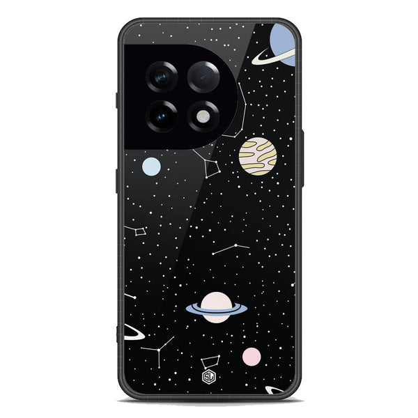 Space Series Soft Phone Case - Premium Glass Case - Design 1 - OnePlus Ace 2