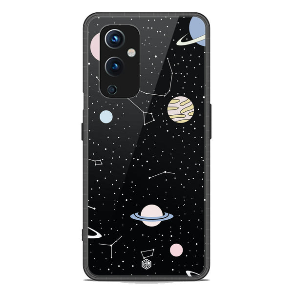 Space Series Soft Phone Case - Premium Glass Case - Design 1 - OnePlus 9