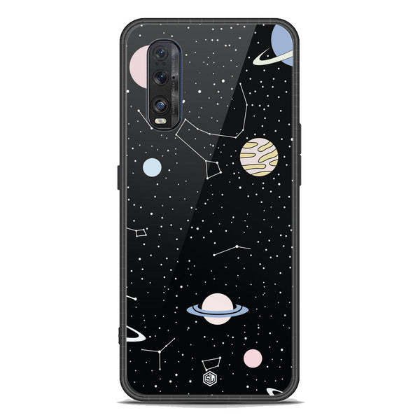 Space Series Soft Phone Case - Premium Glass Case - Design 1 - Oppo Find X2