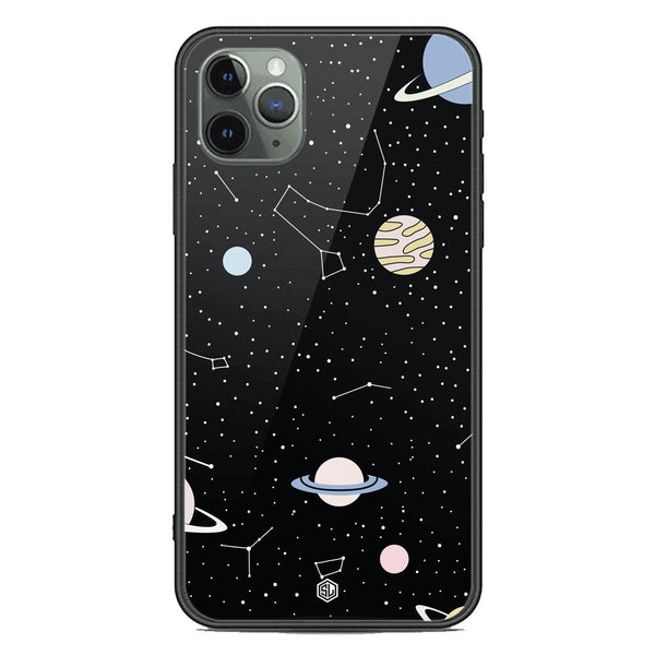 Space Series Soft Phone Case - Premium Glass Case - Design 1 - iPhone 11 Pro