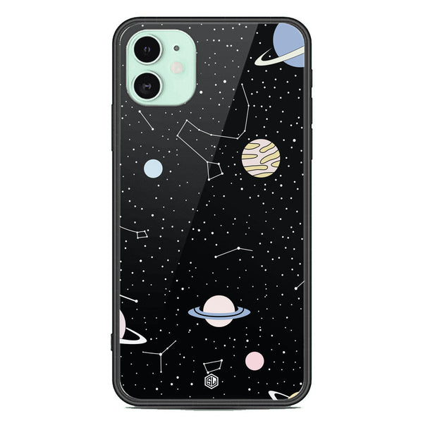 Space Series Soft Phone Case - Premium Glass Case - Design 1 - iPhone 11