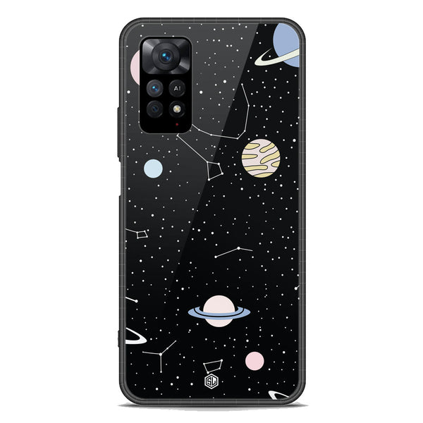 Space Series Soft Phone Case - Premium Glass Case - Design 1 - Xiaomi Redmi Note 11