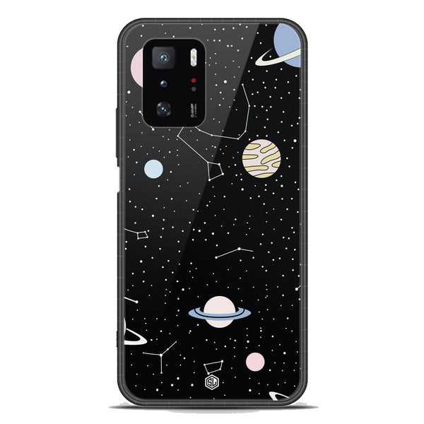 Space Series Soft Phone Case - Premium Glass Case - Design 1 - Xiaomi Redmi Note 10 Pro 5G