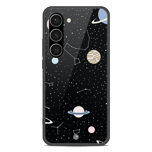 Space Series Soft Phone Case - Premium Glass Case - Design 1 - Samsung Galaxy S23 Plus 5G