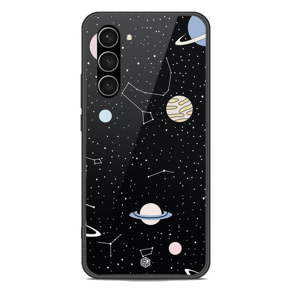Space Series Soft Phone Case - Premium Glass Case - Design 1 - Samsung Galaxy S23 5G