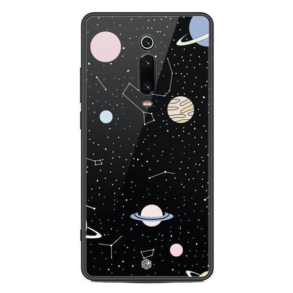 Space Series Soft Phone Case - Premium Glass Case - Design 1 - Xiaomi Redmi K20 Pro