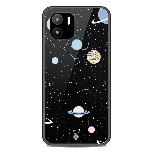 Space Series Soft Phone Case - Premium Glass Case - Design 1 - Xiaomi Redmi A1 Plus