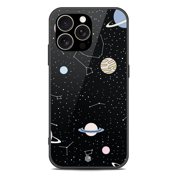 Space Series Soft Phone Case - Premium Glass Case - Design 1 - iPhone 15 Pro