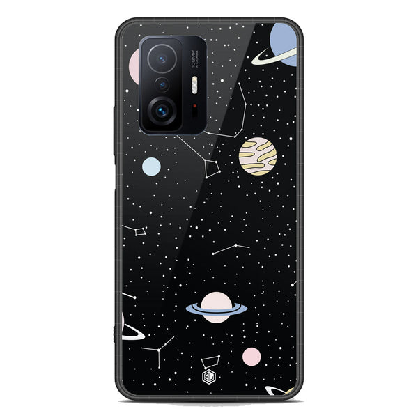 Space Series Soft Phone Case - Premium Glass Case - Design 1 - Xiaomi 11T Pro