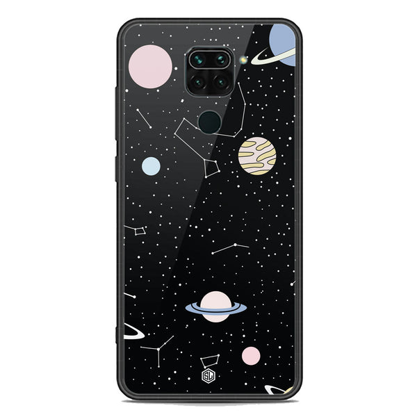 Space Series Soft Phone Case - Premium Glass Case - Design 1 - Xiaomi Redmi 10X 4G