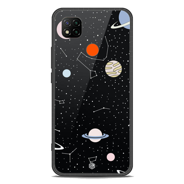 Space Series Soft Phone Case - Premium Glass Case - Design 1 - Xiaomi Redmi 10A