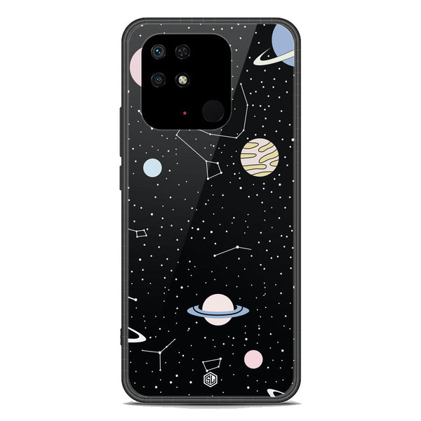 Space Series Soft Phone Case - Premium Glass Case - Design 1 - Xiaomi Redmi 10C