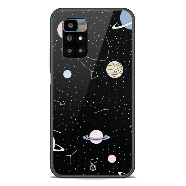 Space Series Soft Phone Case - Premium Glass Case - Design 1 - Xiaomi Redmi 10
