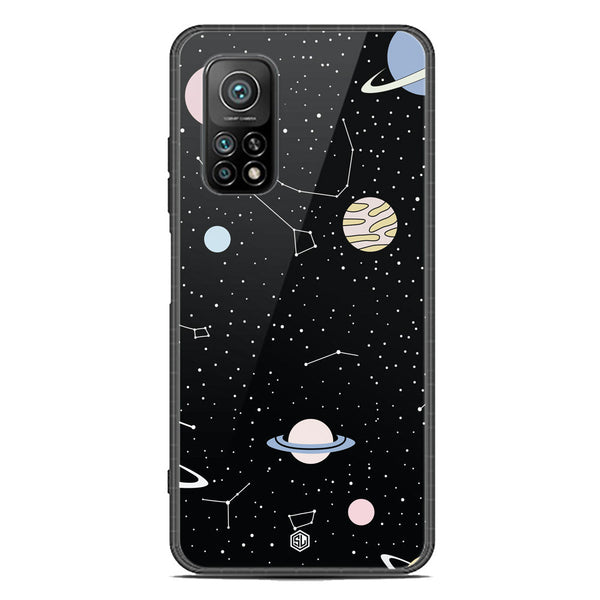 Space Series Soft Phone Case - Premium Glass Case - Design 1 - Xiaomi Mi 10T Pro