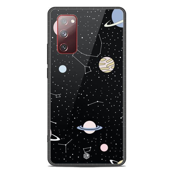 Space Series Soft Phone Case - Premium Glass Case - Design 1 - Samsung Galaxy S20 FE