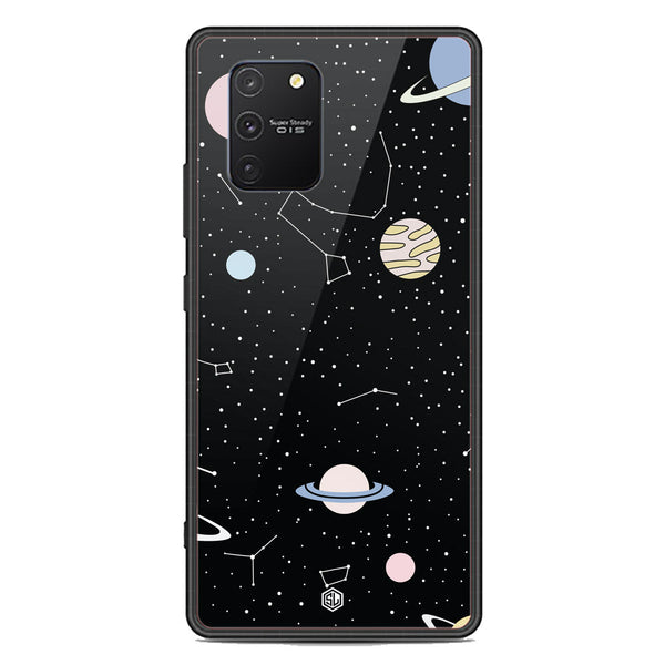 Space Series Soft Phone Case - Premium Glass Case - Design 1 - Samsung Galaxy S10 Lite