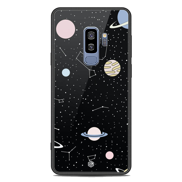 Space Series Soft Phone Case - Premium Glass Case - Design 1 - Samsung Galaxy S9 Plus