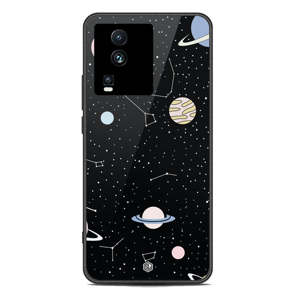 Space Series Soft Phone Case - Premium Glass Case - Design 1 - Vivo Neo 7