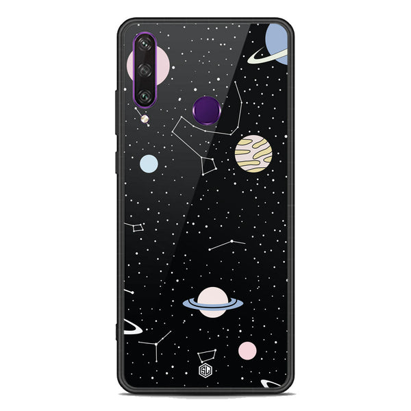 Space Series Soft Phone Case - Premium Glass Case - Design 1 - Huawei Y6p