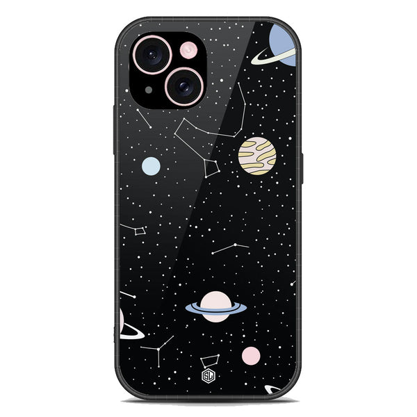 Space Series Soft Phone Case - Premium Glass Case - Design 1 - iPhone 15
