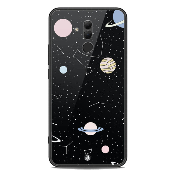 Space Series Soft Phone Case - Premium Glass Case - Design 1 - Huawei Mate 20 Lite