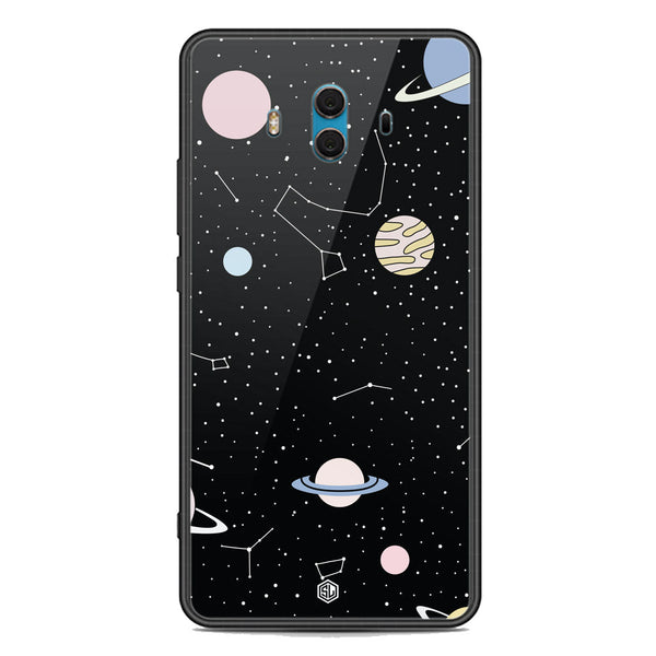 Space Series Soft Phone Case - Premium Glass Case - Design 1 - Huawei Mate 10