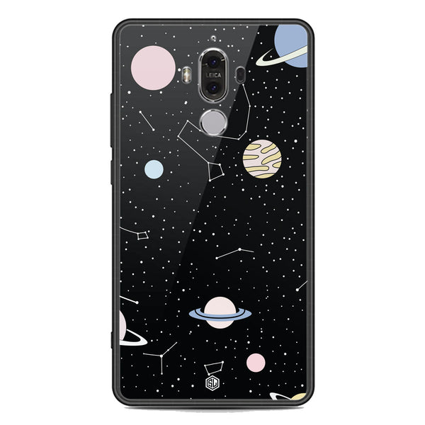 Space Series Soft Phone Case - Premium Glass Case - Design 1 - Huawei Mate 9