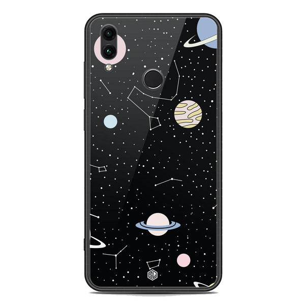 Space Series Soft Phone Case - Premium Glass Case - Design 1 - Huawei Honor 10 Lite