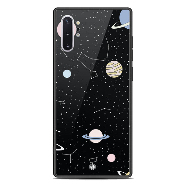 Space Series Soft Phone Case - Premium Glass Case - Design 1 - Samsung Galaxy Note 10 Plus