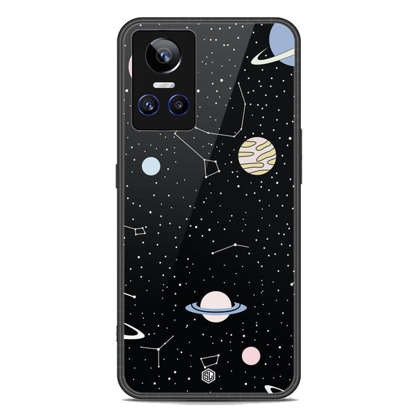 Space Series Soft Phone Case - Premium Glass Case - Design 1 - Realme GT Neo 3