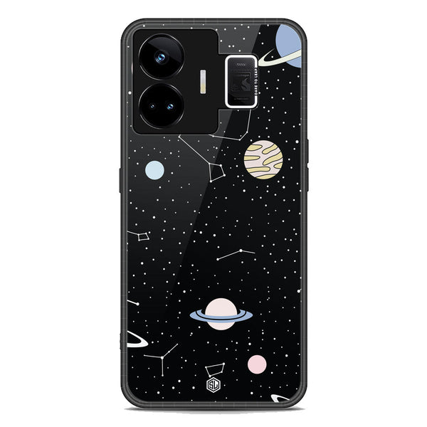 Space Series Soft Phone Case - Premium Glass Case - Design 1 - Realme GT3