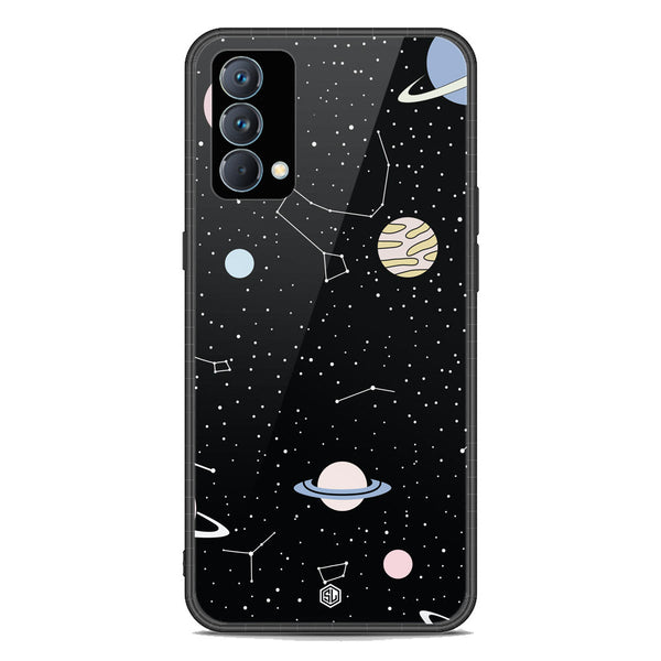 Space Series Soft Phone Case - Premium Glass Case - Design 1 - Realme GT Master