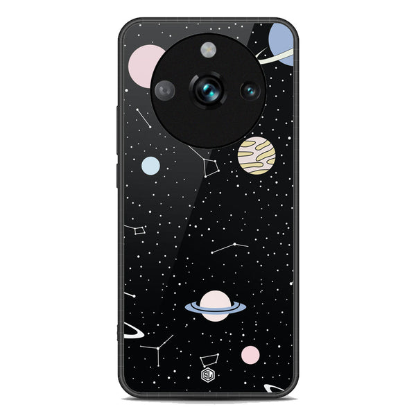 Space Series Soft Phone Case - Premium Glass Case - Design 1 - Realme 11 Pro Plus