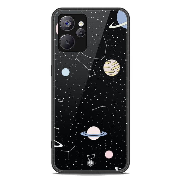 Space Series Soft Phone Case - Premium Glass Case - Design 1 - Realme 10T