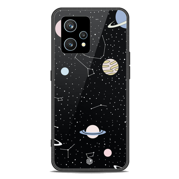 Space Series Soft Phone Case - Premium Glass Case - Design 1 - Realme 9 Pro Plus