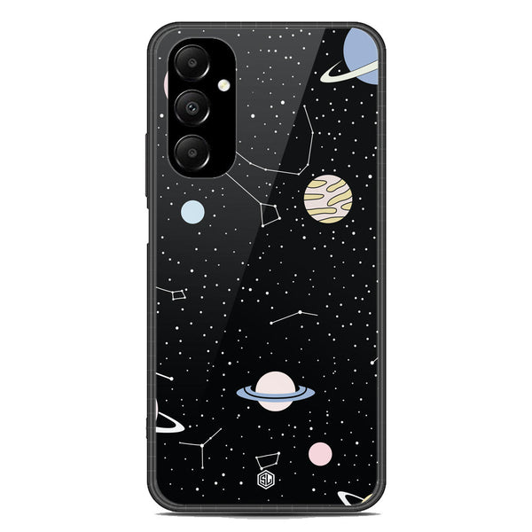 Space Series Soft Phone Case - Premium Glass Case - Design 1 - Samsung Galaxy A05s