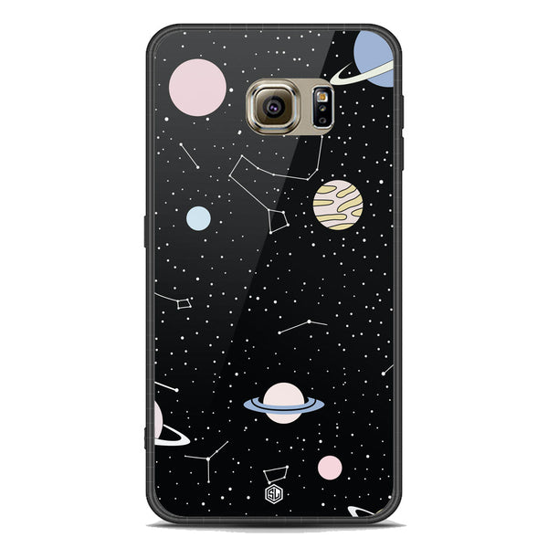 Space Series Soft Phone Case - Acrylic Case - Design 1 - - Samsung Galaxy S6