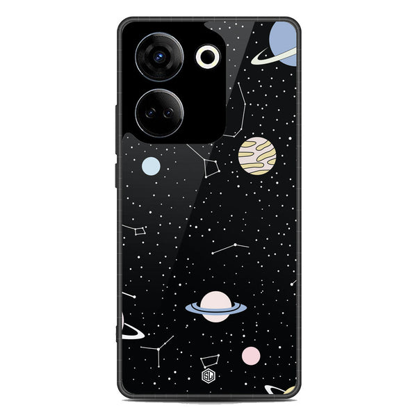 Space Series Soft Phone Case - Metal Case - Design 1 - Tecno Camon 20 Pro