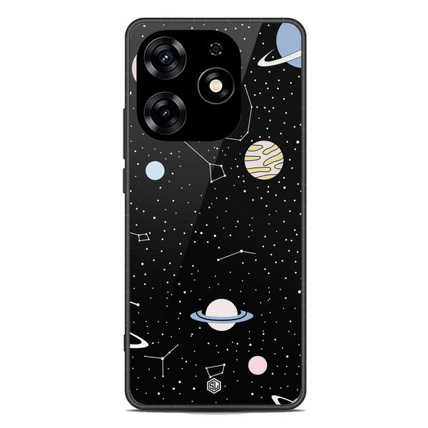 Space Series Soft Phone Case - Metal Case - Design 1 - Tecno Spark 10 Pro