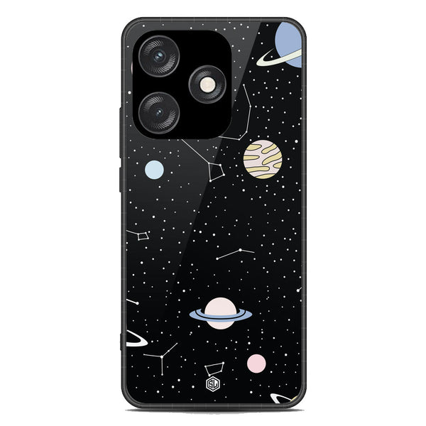 Space Series Soft Phone Case - Metal Case - Design 1 - Tecno Spark 10C