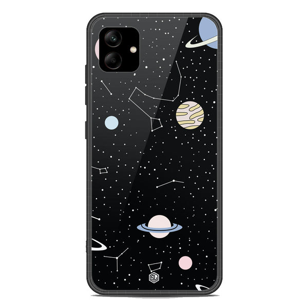 Space Series Soft Phone Case - Premium Glass Case - Design 1 - Samsung Galaxy M13 5G
