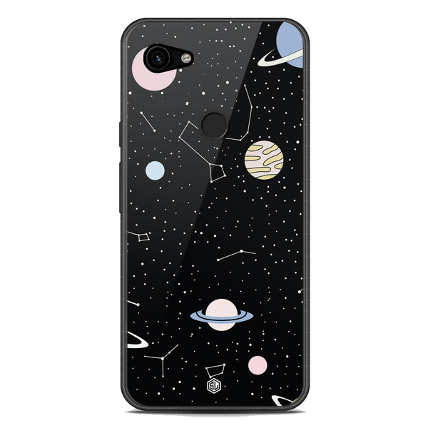 Space Series Soft Phone Case - Metal Case - Design 1 - Google Pixel 3a XL
