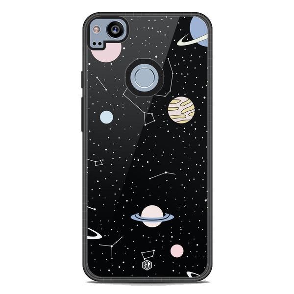 Space Series Soft Phone Case - Metal Case - Design 1 - Google Pixel 2