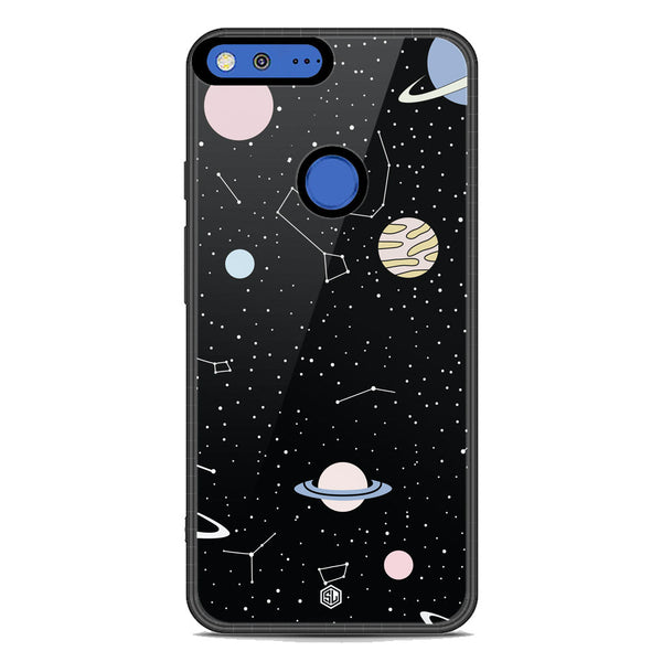 Space Series Soft Phone Case - Metal Case - Design 1 - Google Pixel